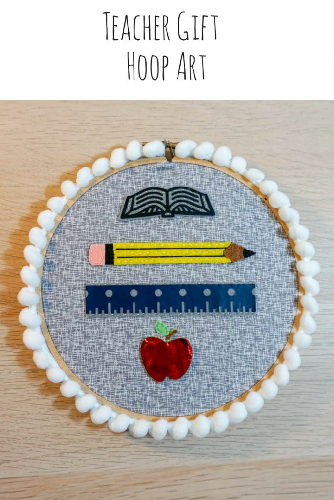 Teacher Gift Hoop Art