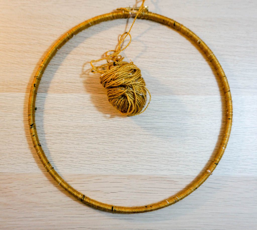 Embroidery Hoop Earring Holder