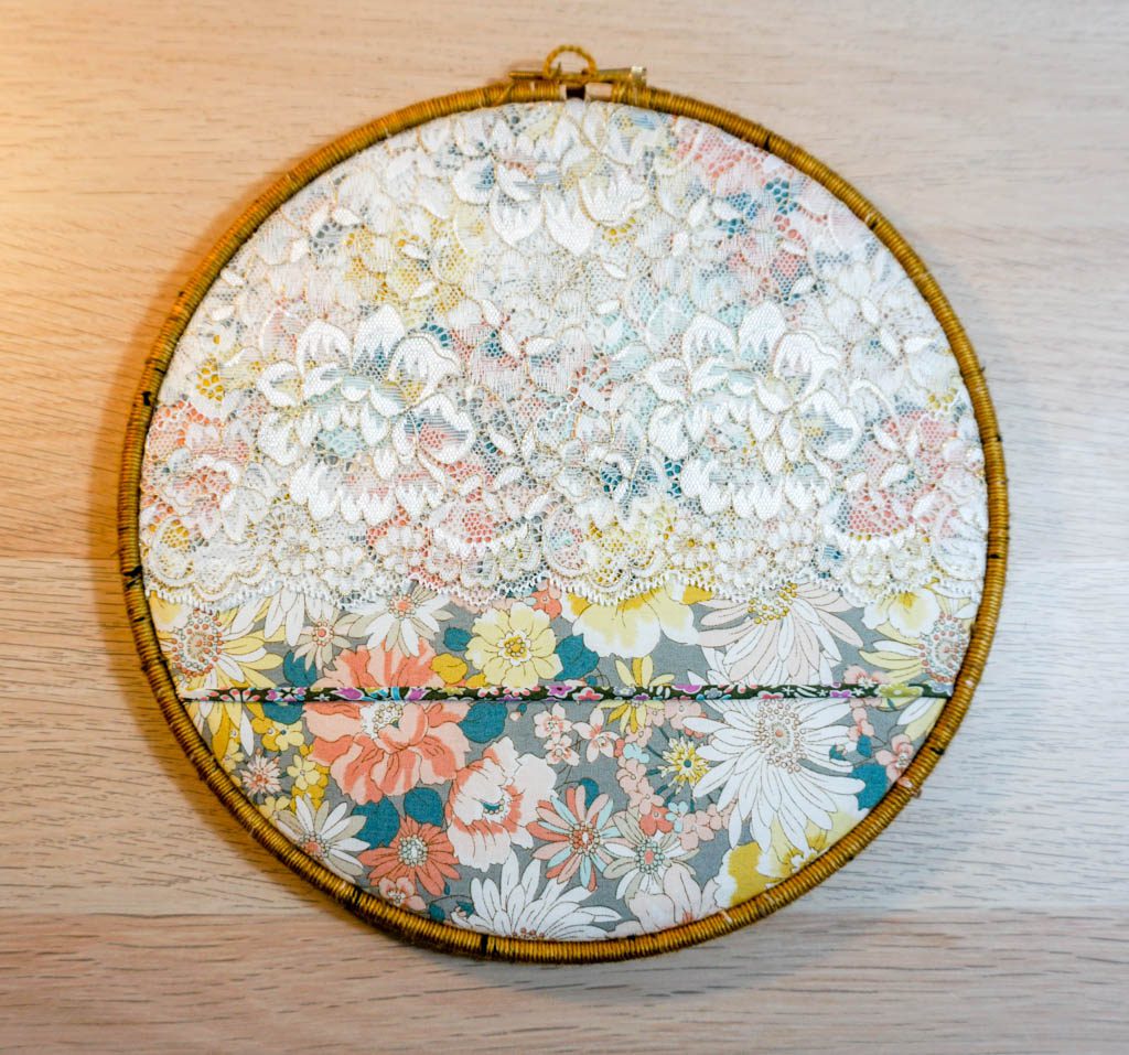 Embroidery Hoop Earring Holder