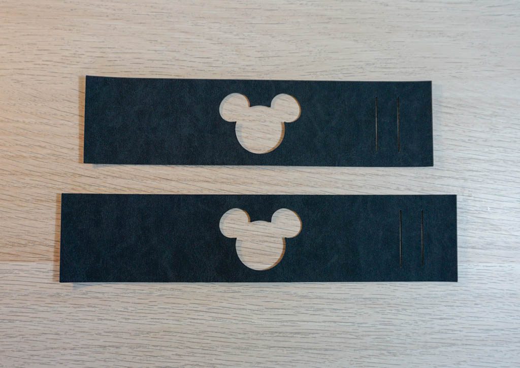 Mickey Mouse Cutout Cuff Bracelet