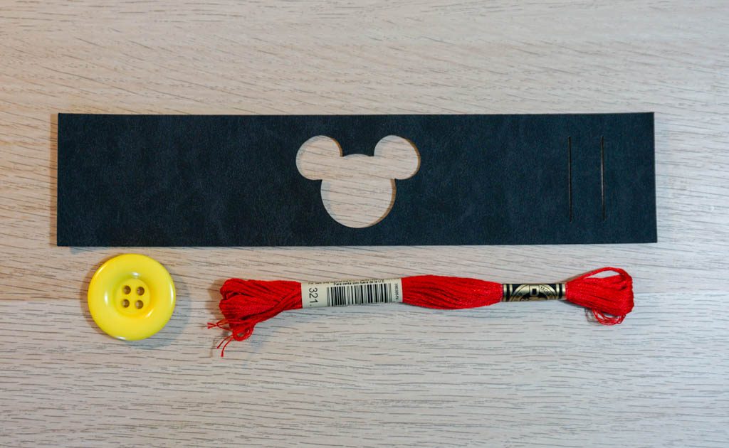 Mickey Mouse Cutout Cuff Bracelet