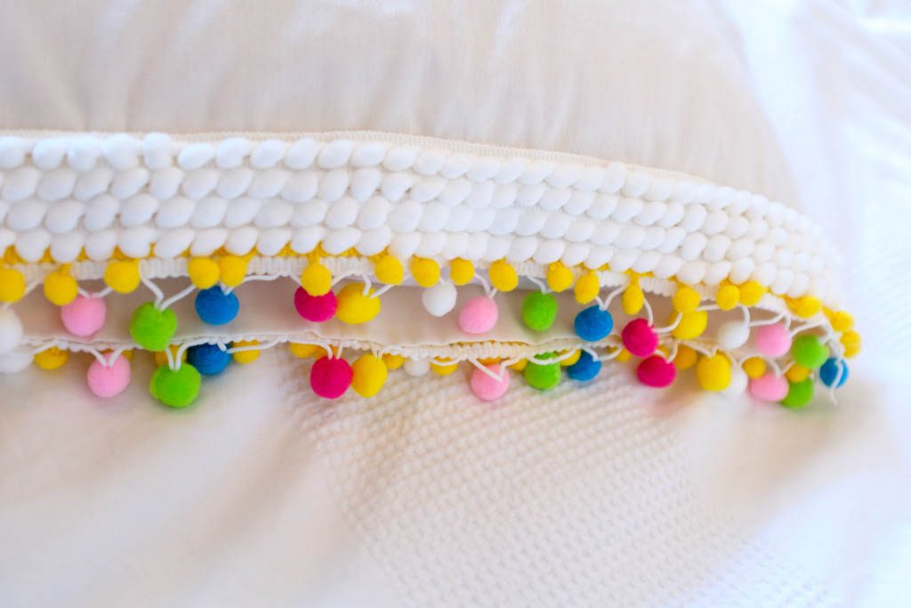 Pom Pom Trim and Sequin Pillowcases