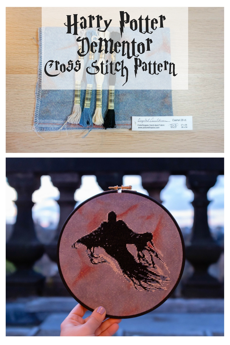 Harry Potter Dementor Cross Stitch Pattern