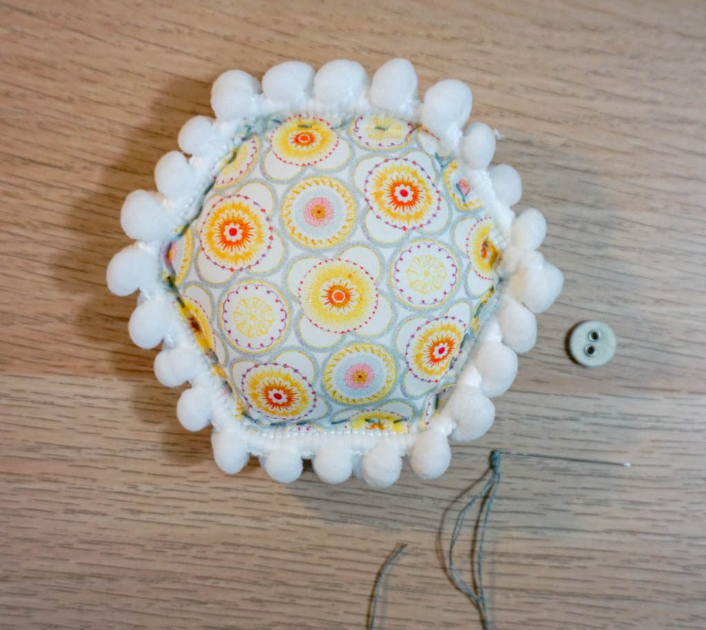 Puffy Hexagon Pincushions