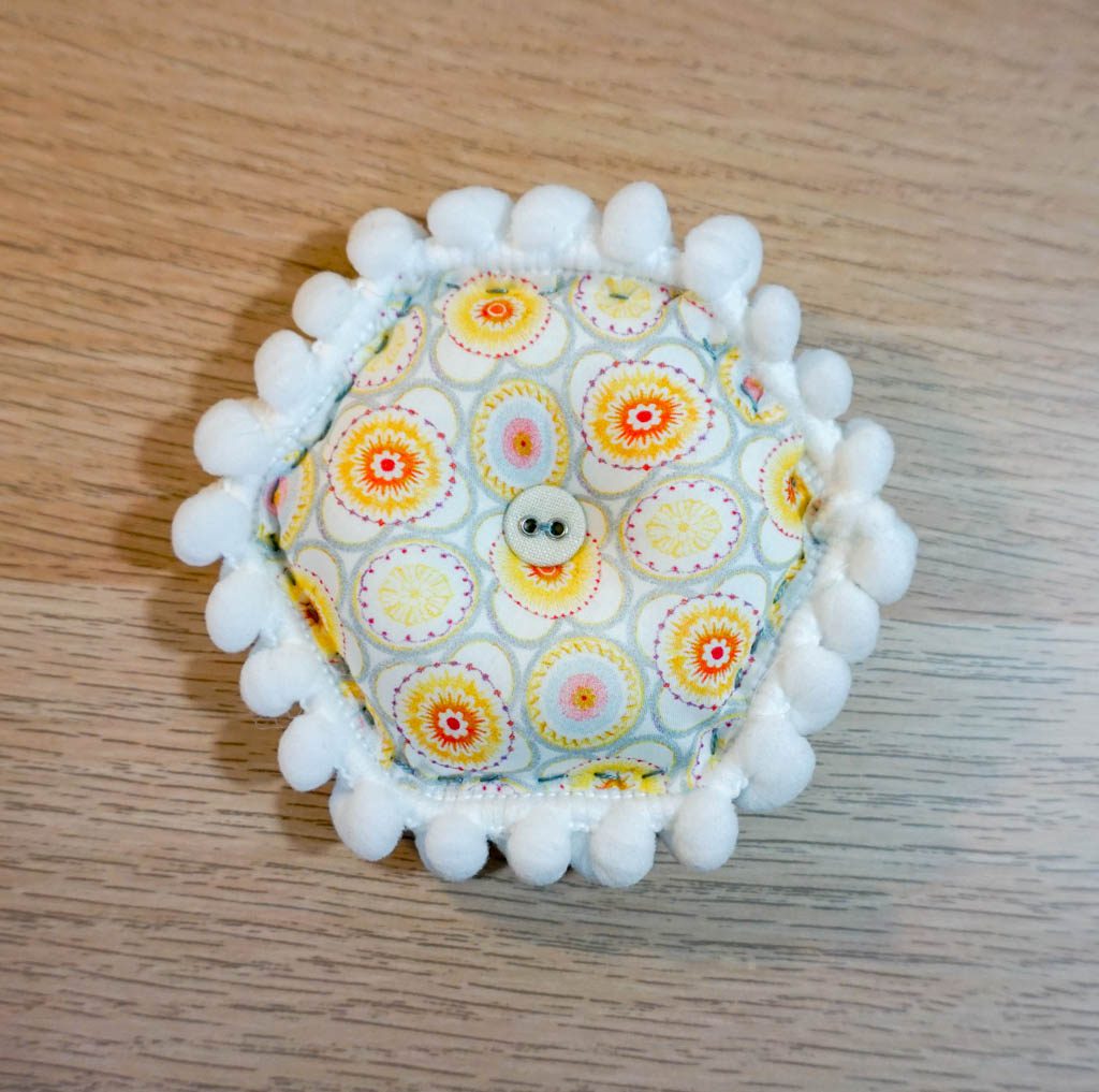 Puffy Hexagon Pincushions