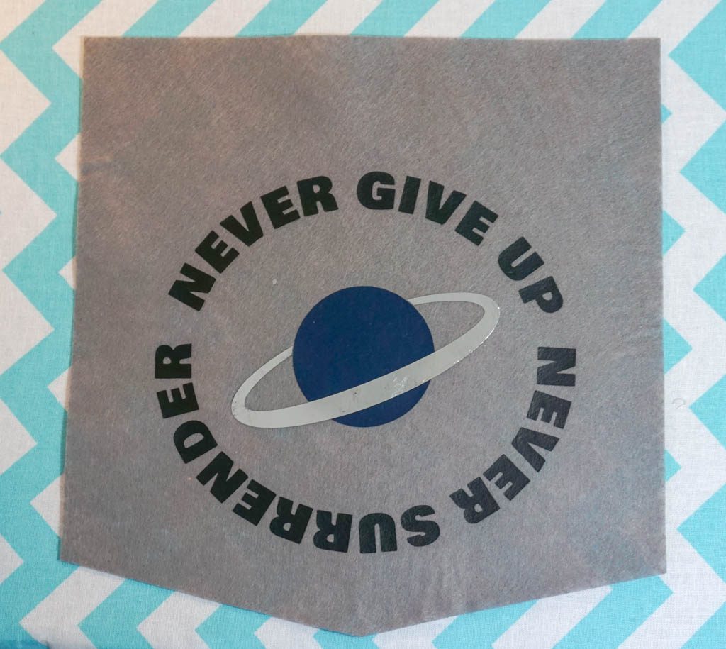 Never Give Up Never Surrender Galaxy Quest Banner