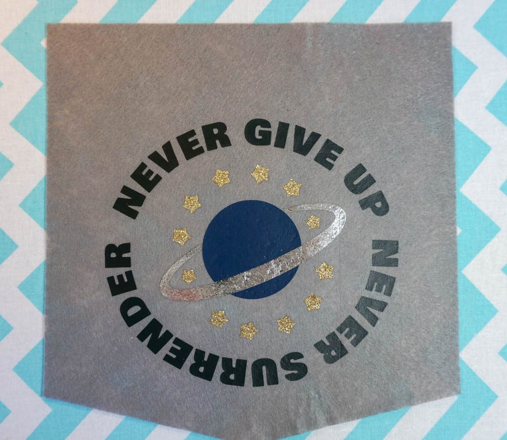 Never Give Up Never Surrender Galaxy Quest Banner