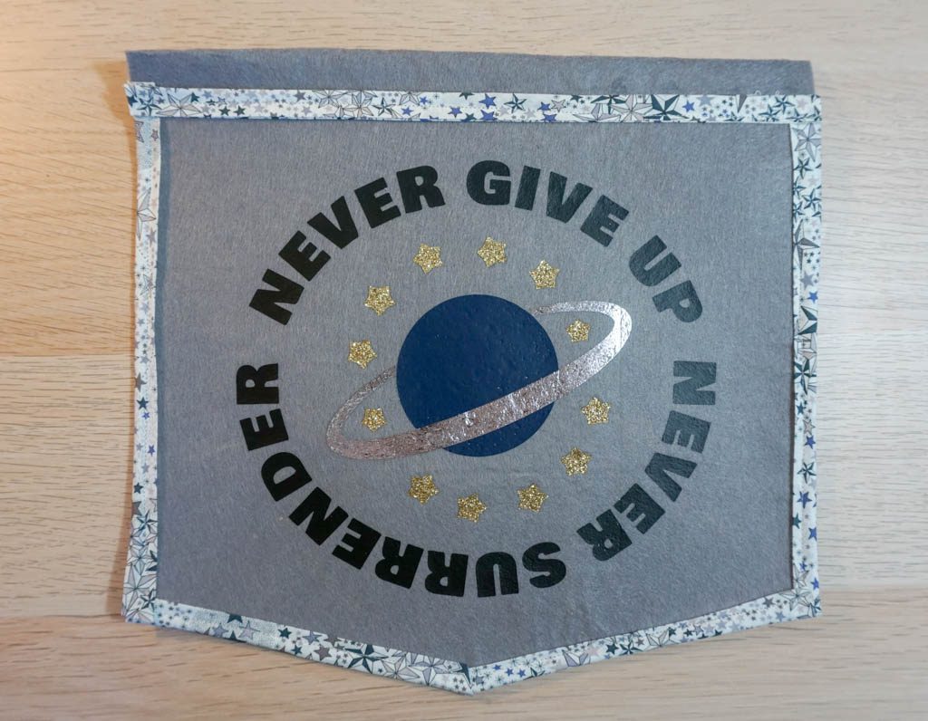 Never Give Up Never Surrender Galaxy Quest Banner