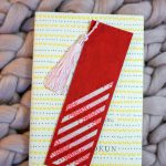 Striped Peekaboo Bookmark