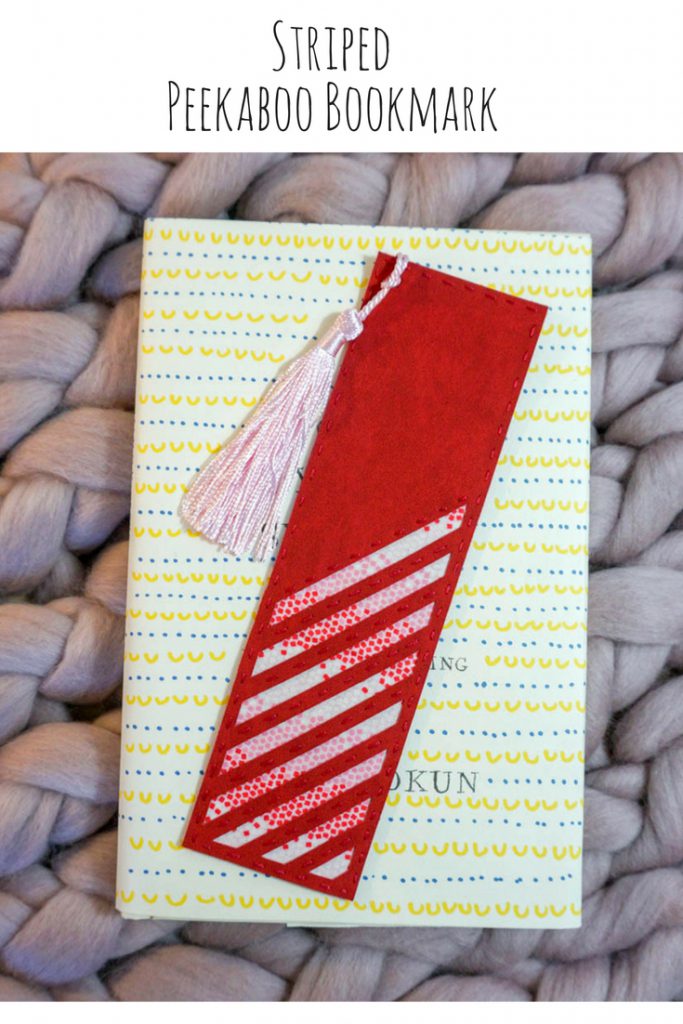 Striped Peekaboo Bookmark