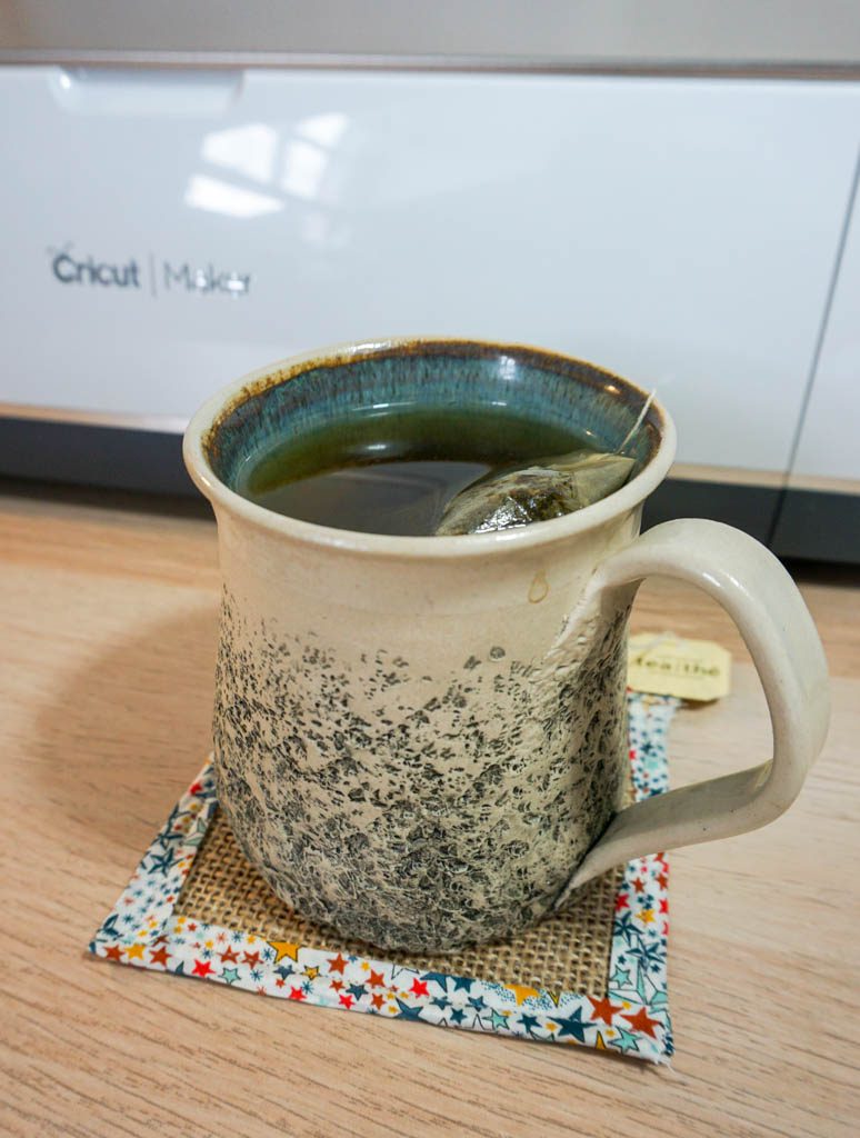 Burlap and Felt Coasters