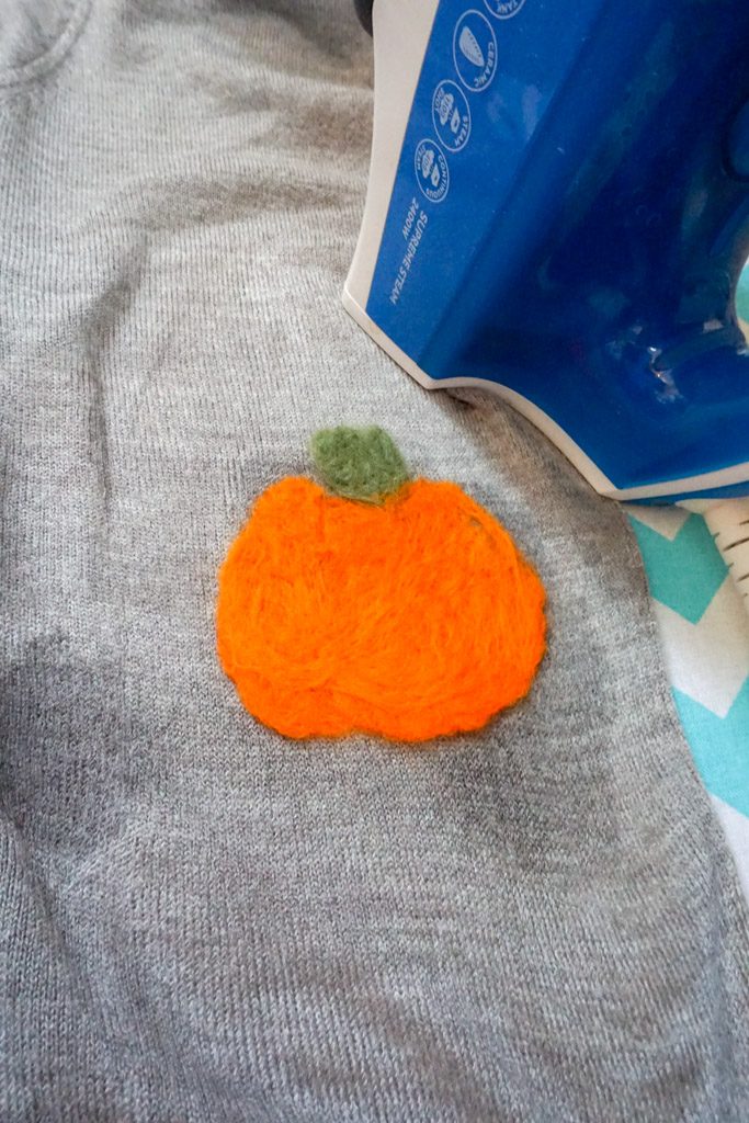 Felt Pumpkin Elbow Patch