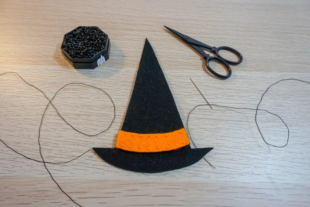 Felt Witch's Hat Scissors Pouch