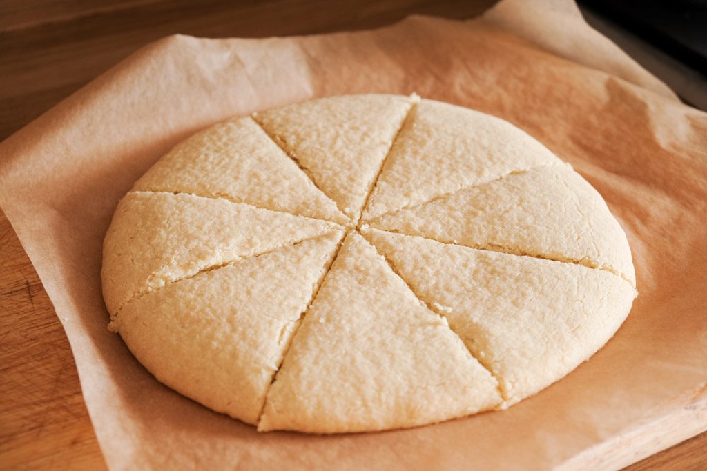 Scottish Shortbread Christmas Cookie Wedges