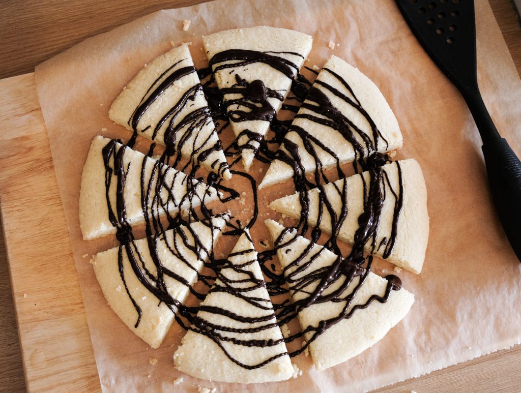 Scottish Shortbread Christmas Cookie Wedges