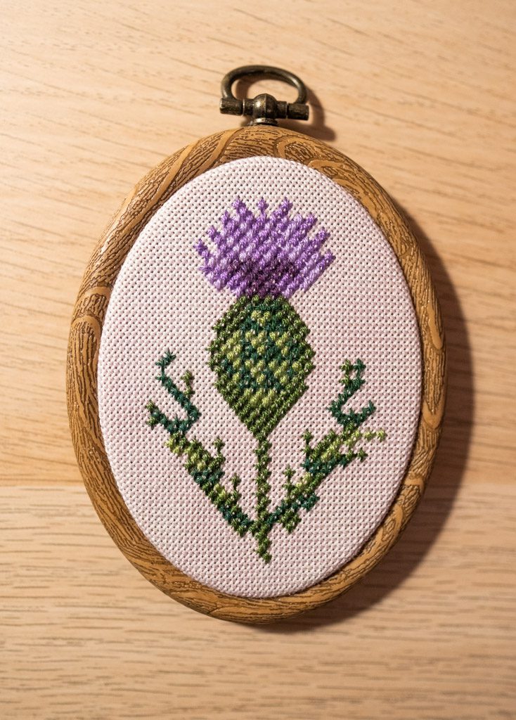 Scottish Thistle Cross Stitch Pattern