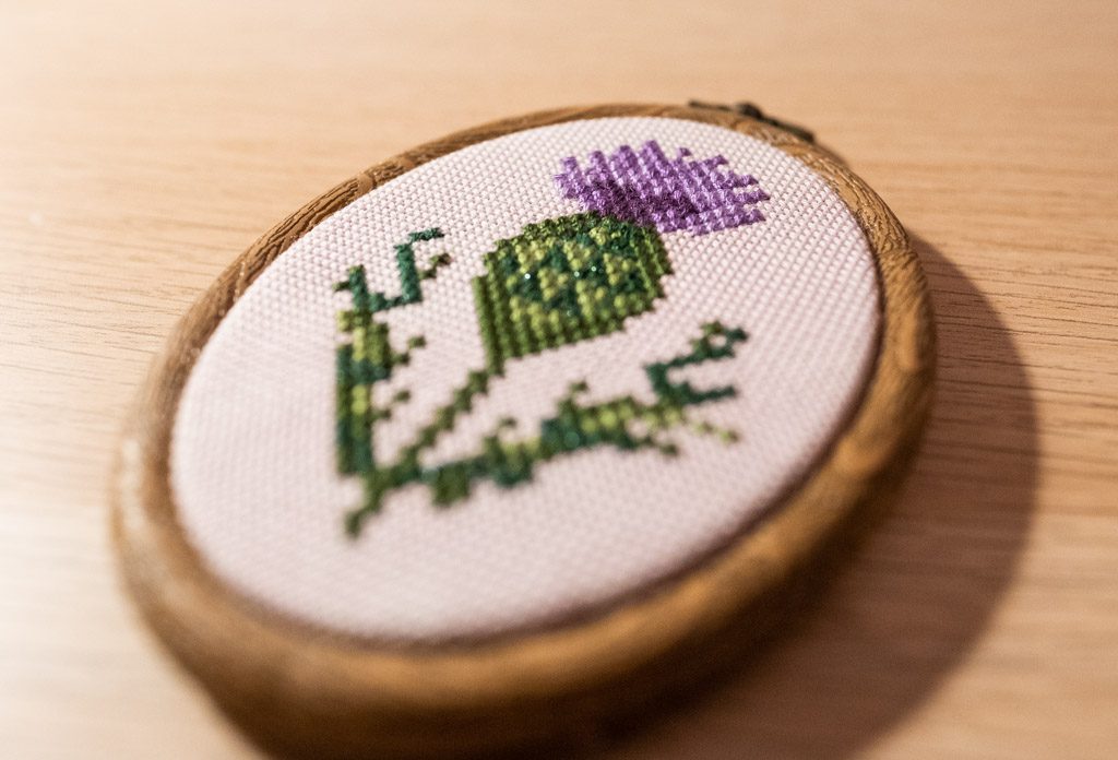 Scottish Thistle Cross Stitch Pattern