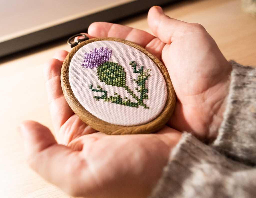 Scottish Thistle Cross Stitch Pattern