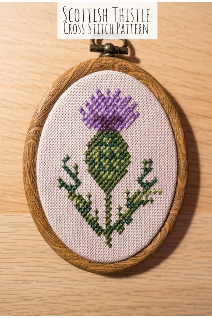 Scottish Thistle Cross Stitch Pattern