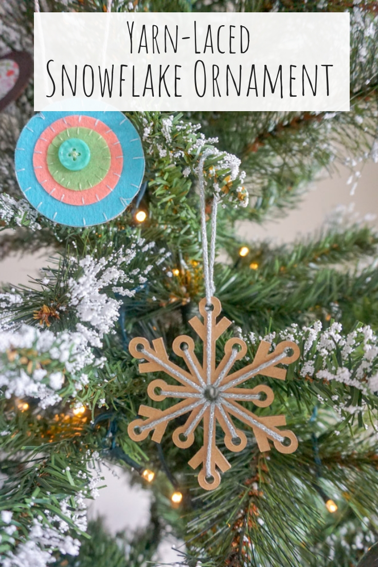 DIY Ornament with Cricut Chipboard