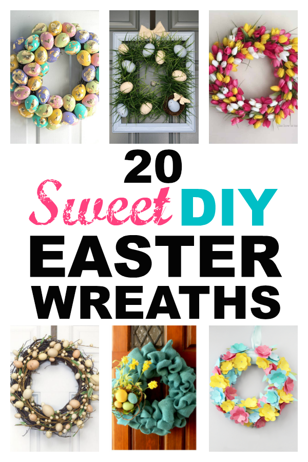 20 Sweet DIY Easter Wreaths