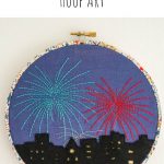 City Fireworks Hoop Art