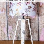 How to Update a Lampshade using Rub On Transfers