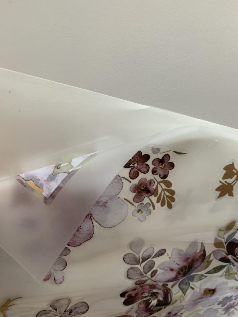 How to Update a Lampshade using Rub On Transfers