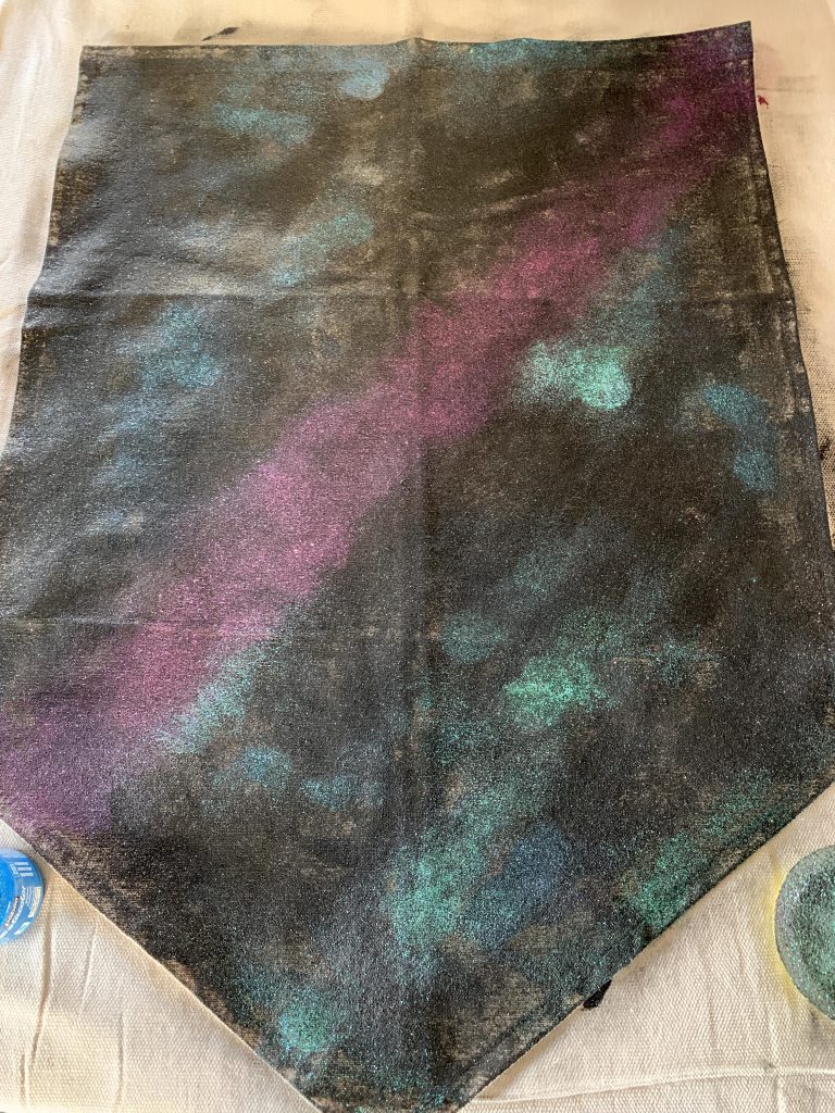 Starry Starry Night Painted Galaxy Banner