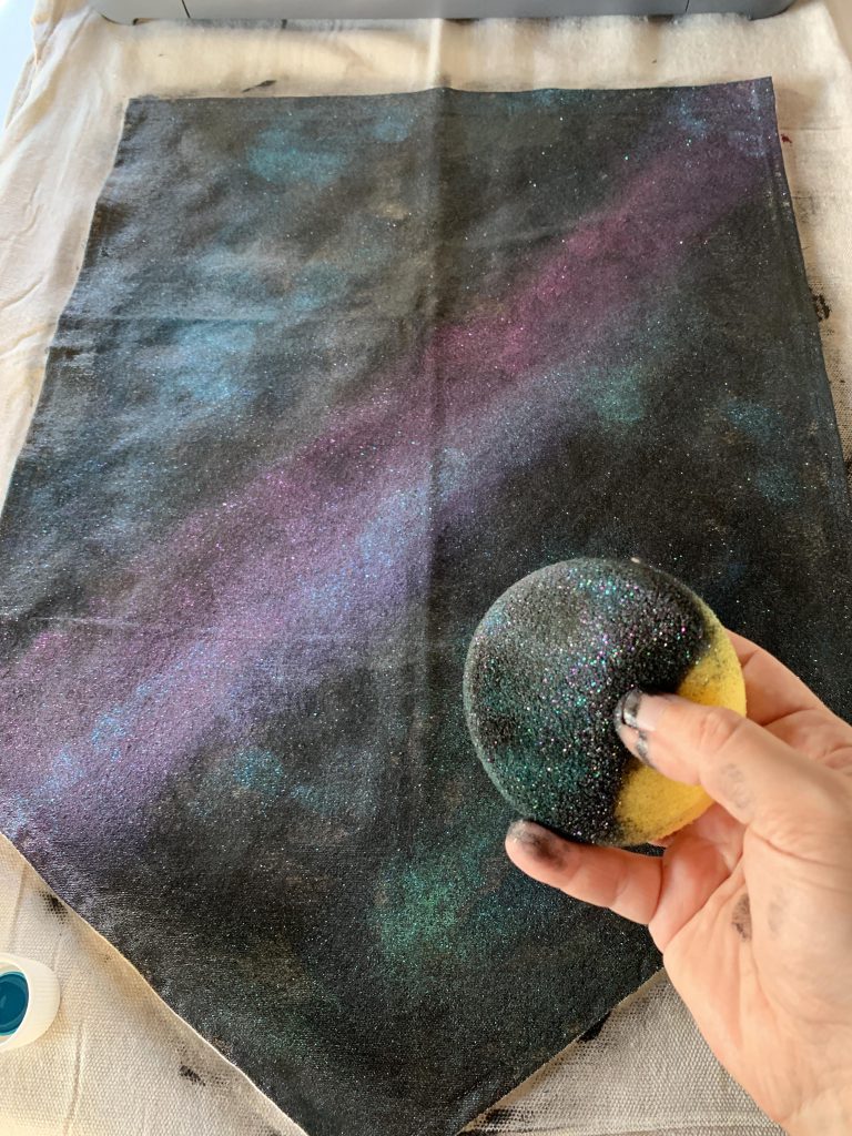 Starry Starry Night Painted Galaxy Banner