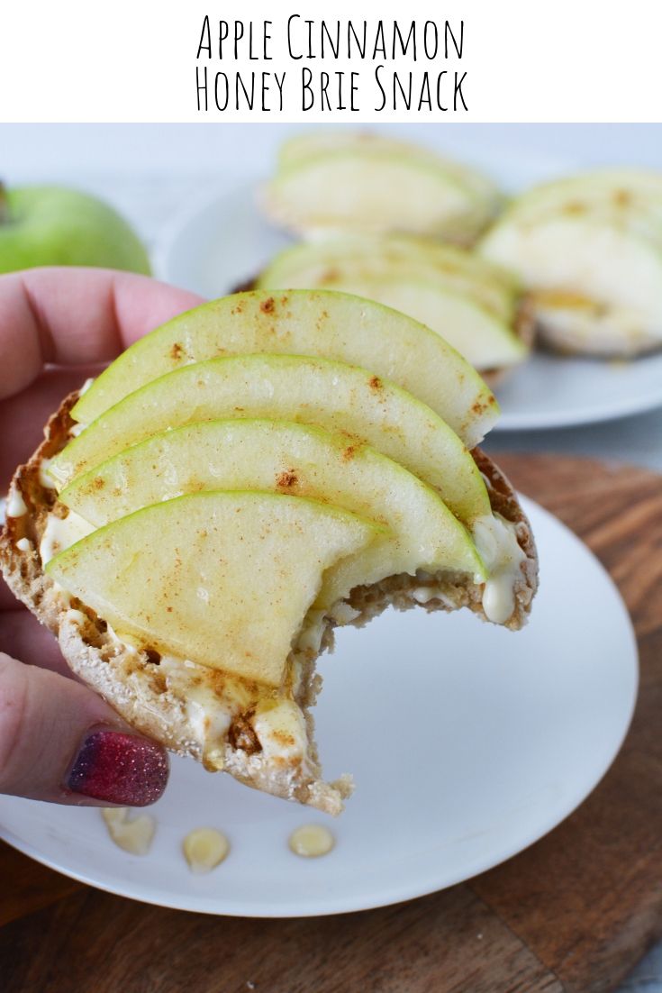 Apple Cinnamon Honey Brie Snack