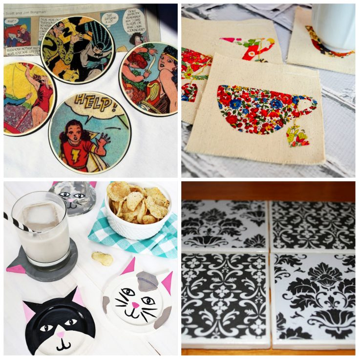 Clever and Useful DIY Coasters