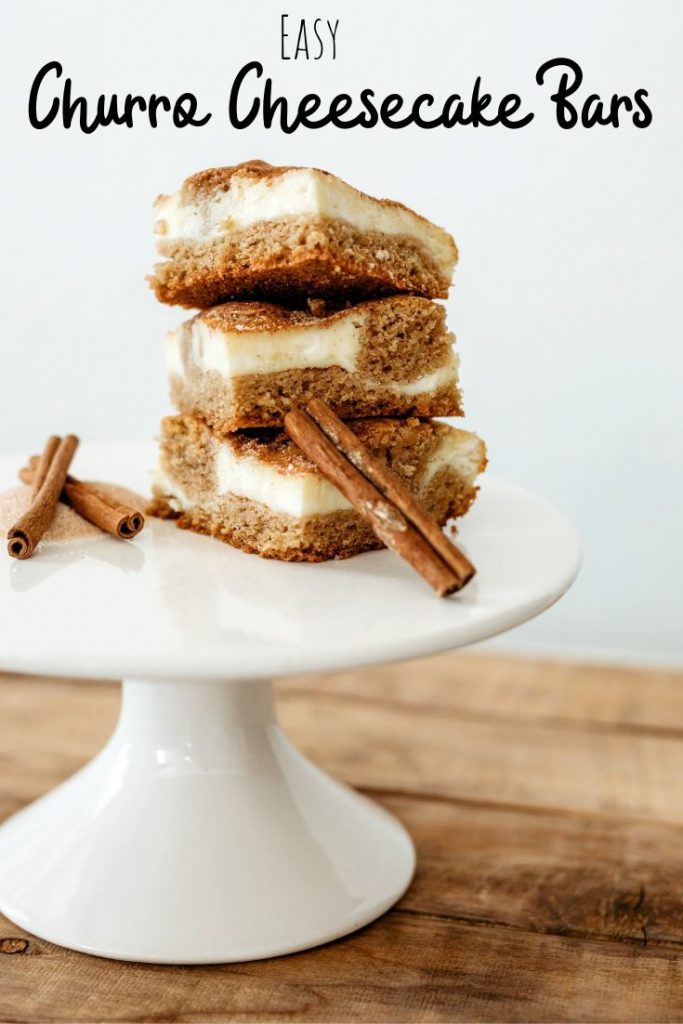 Churro Cheesecake Bars