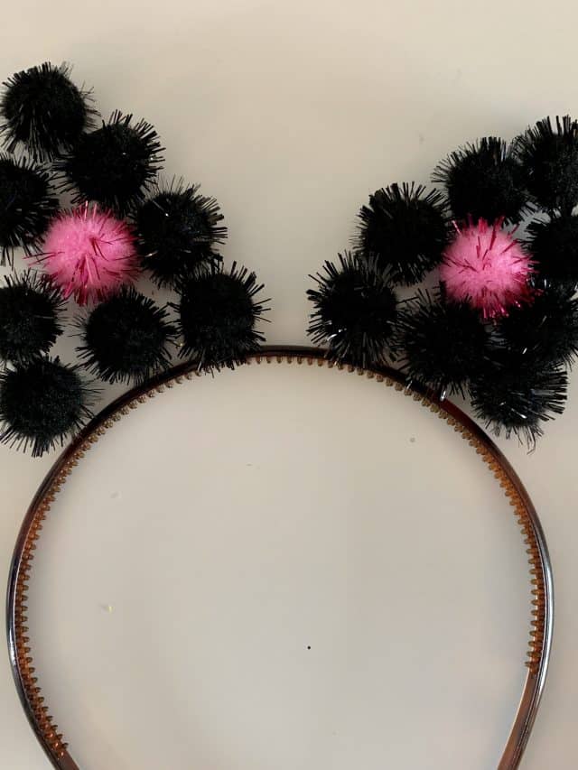 Pom Pom Cat Ears Headband