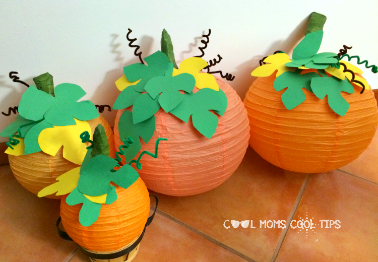 DIY Pumpkin Paper Lanterns