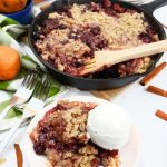 Spiced Pear Berry Crumble