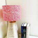 Fabric and Yarn Wrapped Lamp