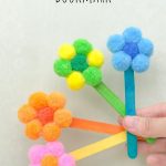 Easy Popsicle Pom Pom Bookmark