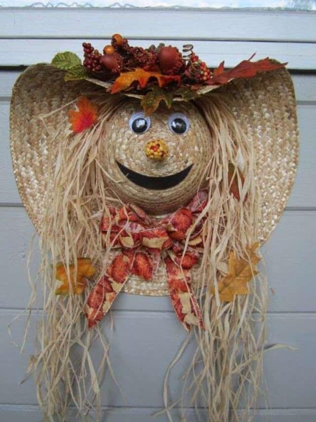 Scarecrow Hat Wreath