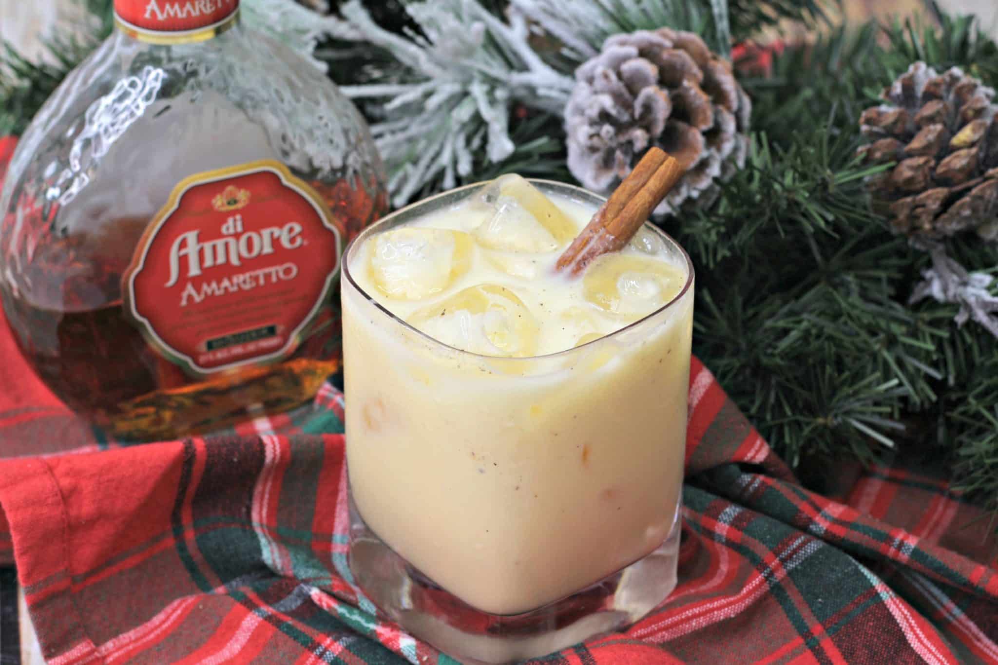 Amaretto Eggnog Cocktail