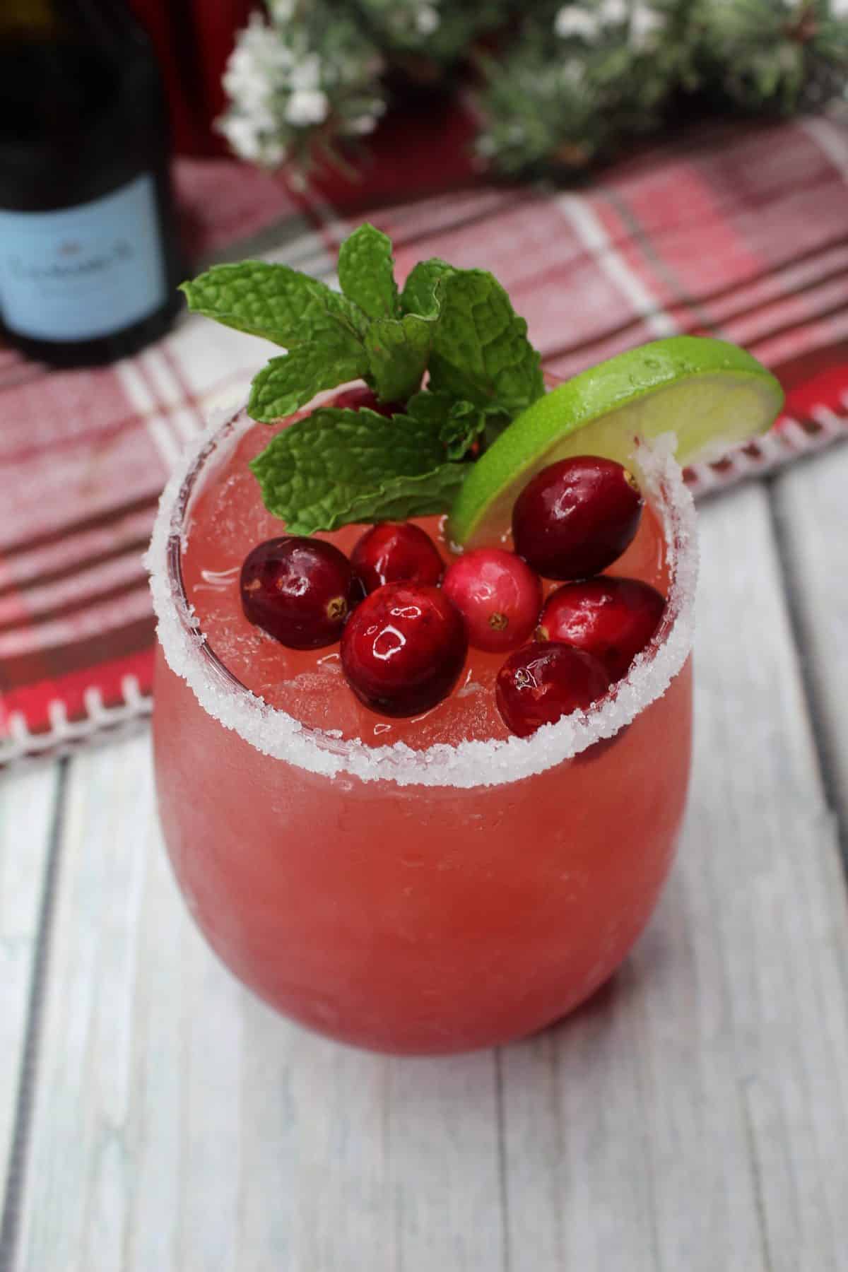 Sparkling Cranberry Prosecco Cocktail