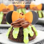 Halloween Mini Minnie Mouse Bundt Cakes