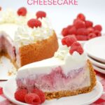 Lemon Raspberry Swirl Cheesecake