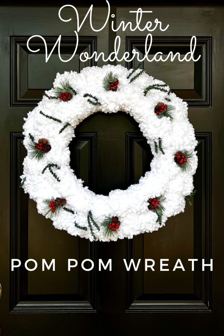 Winter Wonderland Pom Pom Wreath