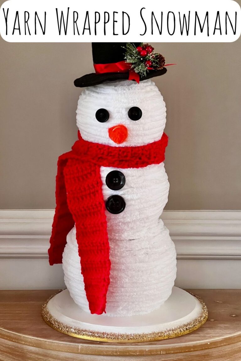 Yarn Wrapped Snowman