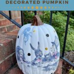 Alice in Wonderland Decorated Pumpkin