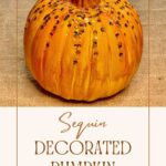 Sequin Decorated Pumpkin