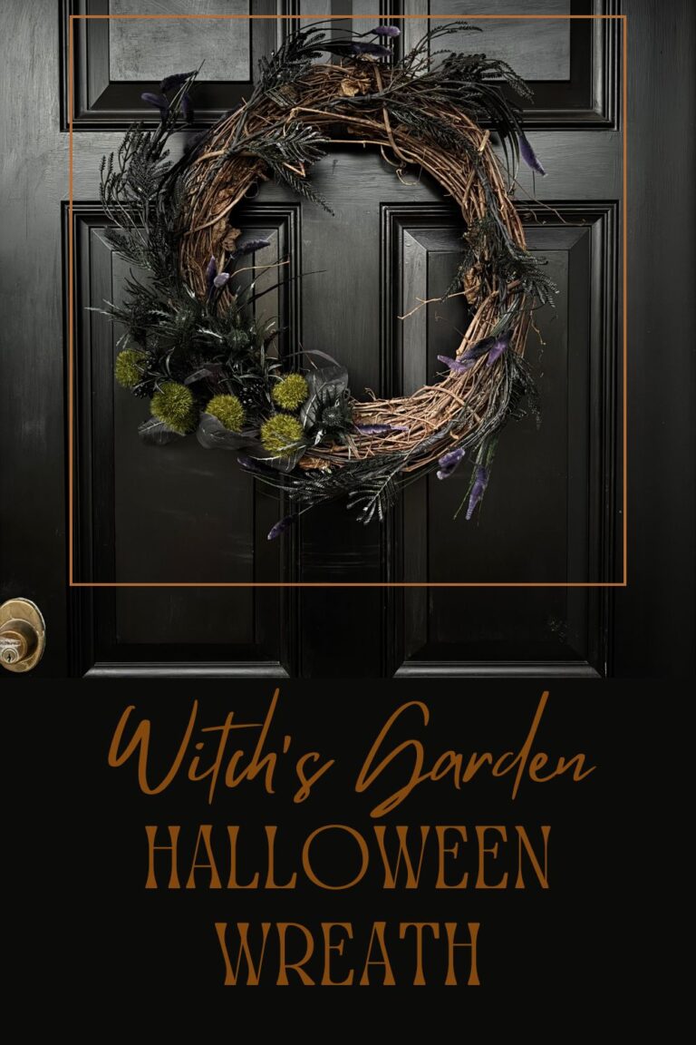 Witch’s Garden Halloween Wreath