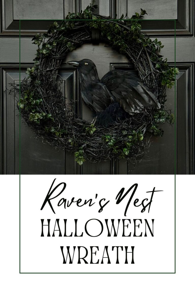 Raven’s Nest Halloween Wreath