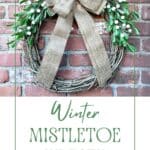 Winter Mistletoe Wreath